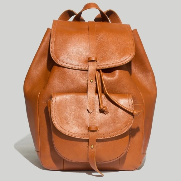 MADEWELL The Transport Rucksack in English Saddle Leather - Picture 1 of 16